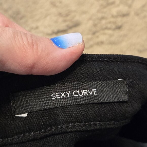 Guess - Sexy Curve Black Jeans - Size 25 RG - EUC - Picture 2 of 5